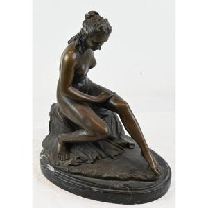 Pasquale Sgandurra - Figura di Donna in Bronzo - Italia Inizio XX secolo